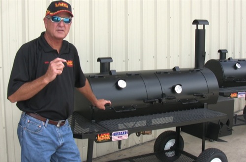Ben Lang talking about the Lang 48 Hybrid smoker cookers and charcoal grills