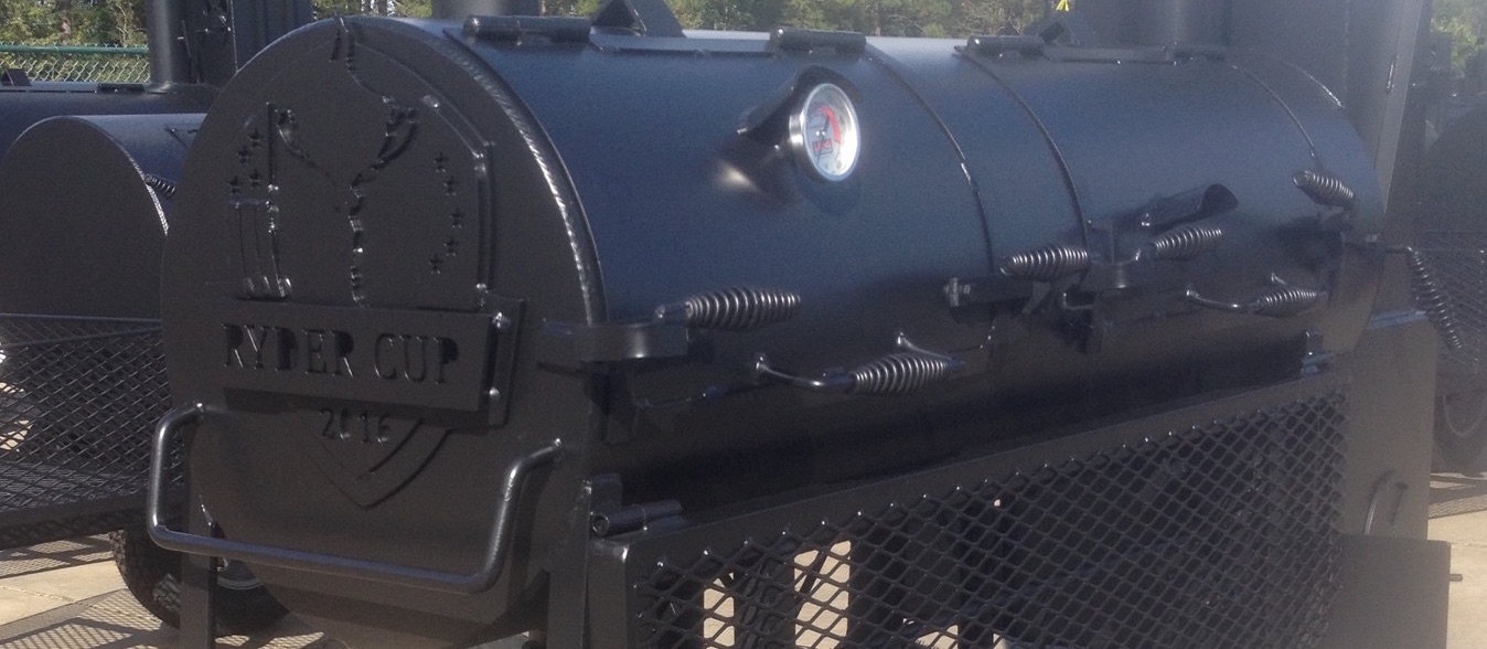 Smoker cooker customized for ryder cup