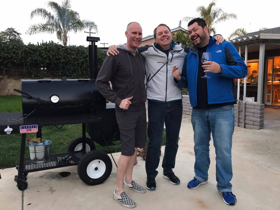 smoking on a lang in San Diego Lang BBQ Smokers customers testimonials