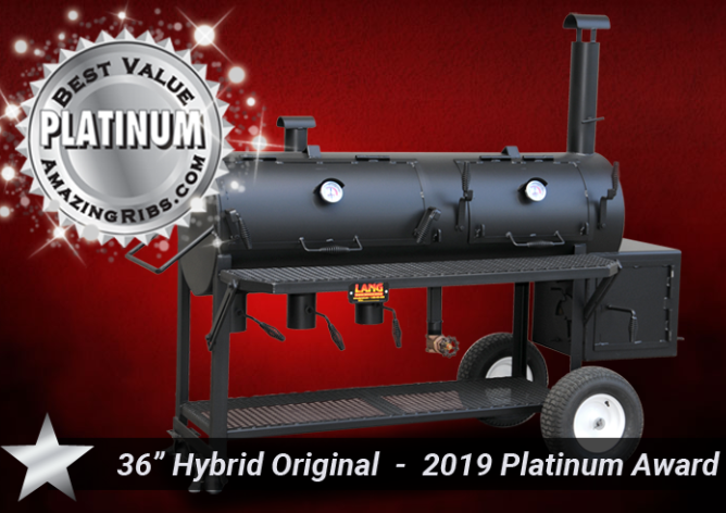 36 Hybred 2019 Platinum Award bbq smoker