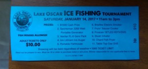 Lake Oscar Ice Fishing tournament